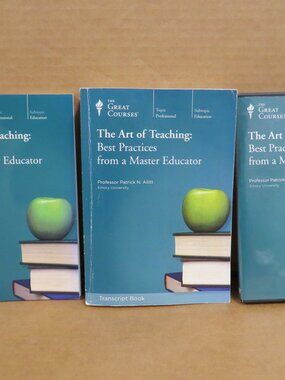 The Great Courses The Art of Teaching Master Educator Guidebook DVD & Transcript